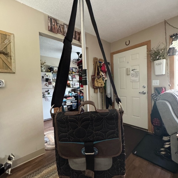 Fossil Handbags - Fossil Brown and Black Crossbody Bag